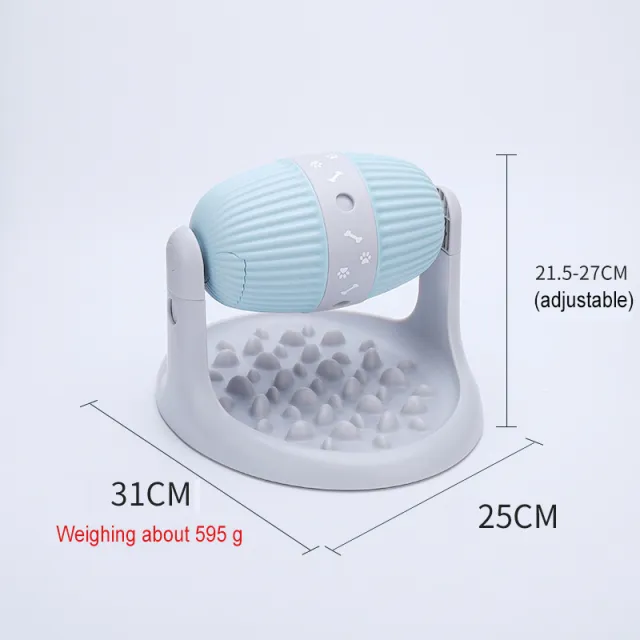 Drum type leaking slow food toy three colors Blue - Shop at LoveMi