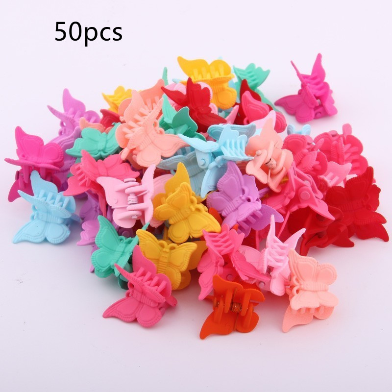 Color butterfly clip children's mini small hairpin Random - Shop at LoveMi