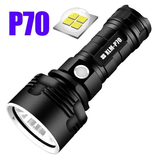 Strong Flashlight Focusing Led Light Rechargeable Super