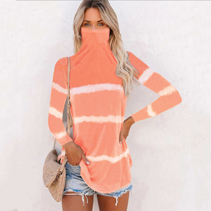 Multifunctional Dust Mask Long Sleeve T-shirt Women