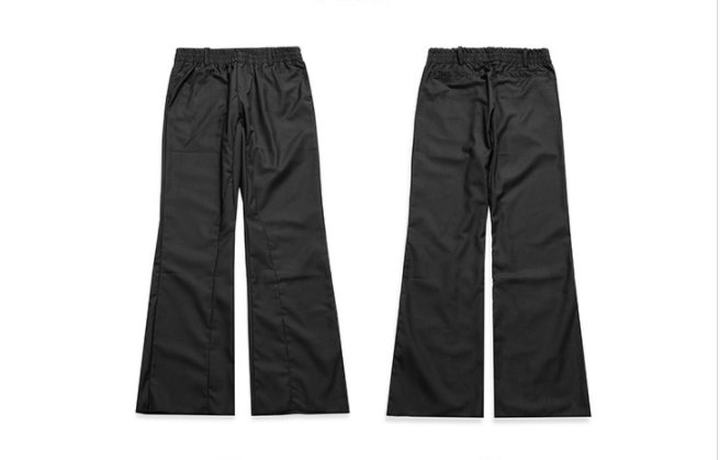 Men's Fashion And Comfort Structured Flared Trousers