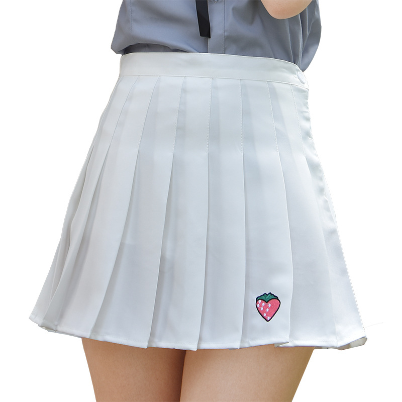 High waist A-line skirt