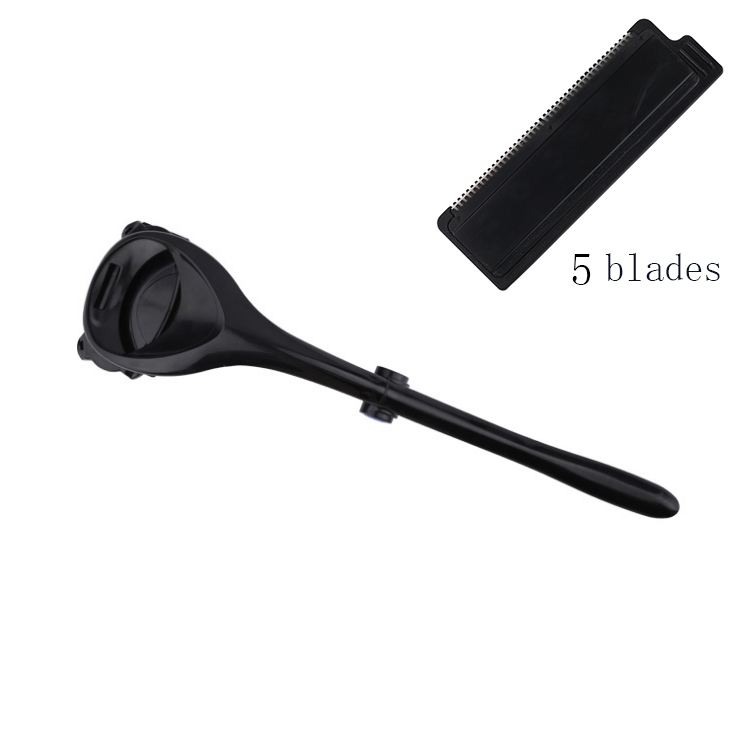 Men Back Shaver 2.0 Back Hair Shaver Two Head Blade Foldable Trimmer Body Leg Ra - Picture 10 of 27