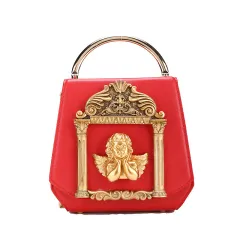 Baroque Angel Clutch Bag Ladies One Shoulder Diagonal Bag - Red - View 1