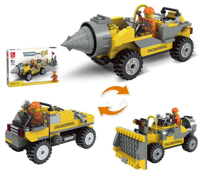 Blasting drilling vehicle