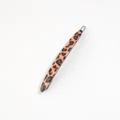 Acrylic side clip bangs clip headdress simple - Leopard - View 1