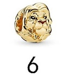 Pan's new Lion King series large hole beads accessories