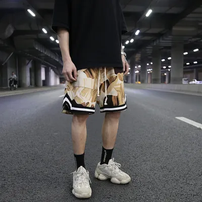 Floral loose shorts beach