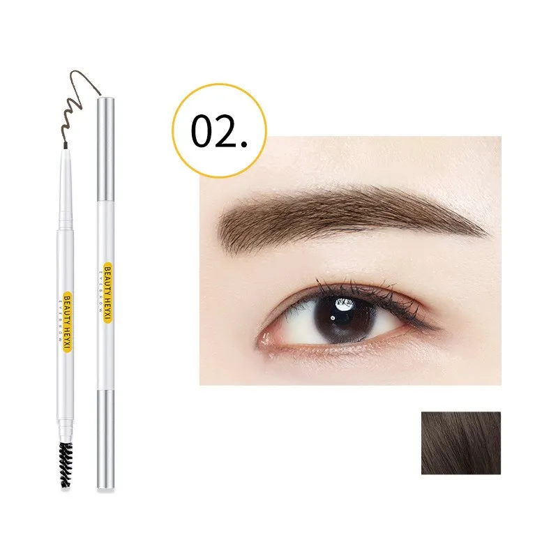 Eyebrow pencil is waterproof and sweat-proof - Brown