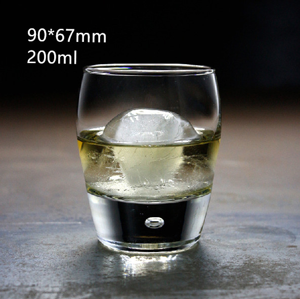 Whiskey transparent round glass wine glass 4Style - Shop at LoveMi