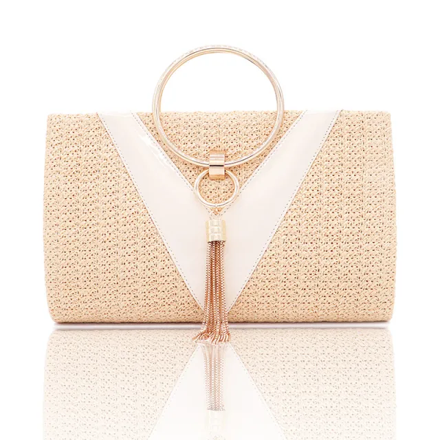 Retro dinner bag European and American clutch Yellow - Shop at LoveMi
