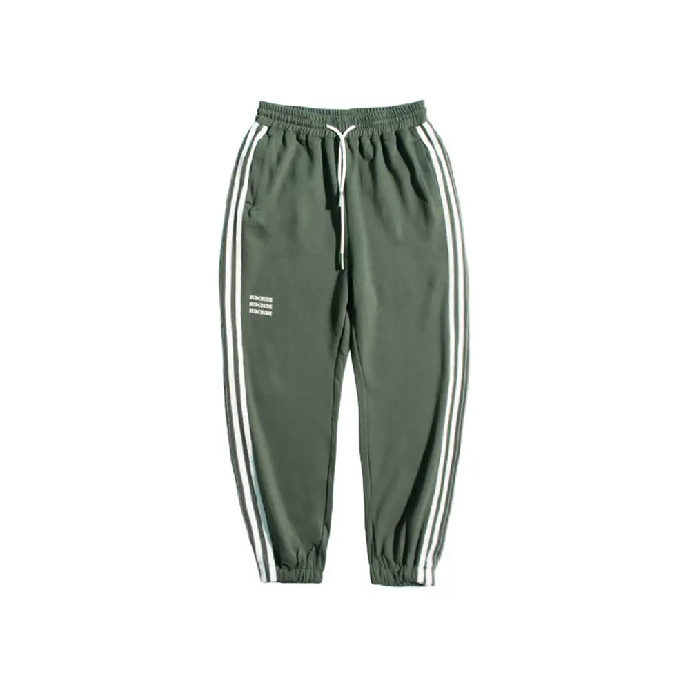English printed casual pants