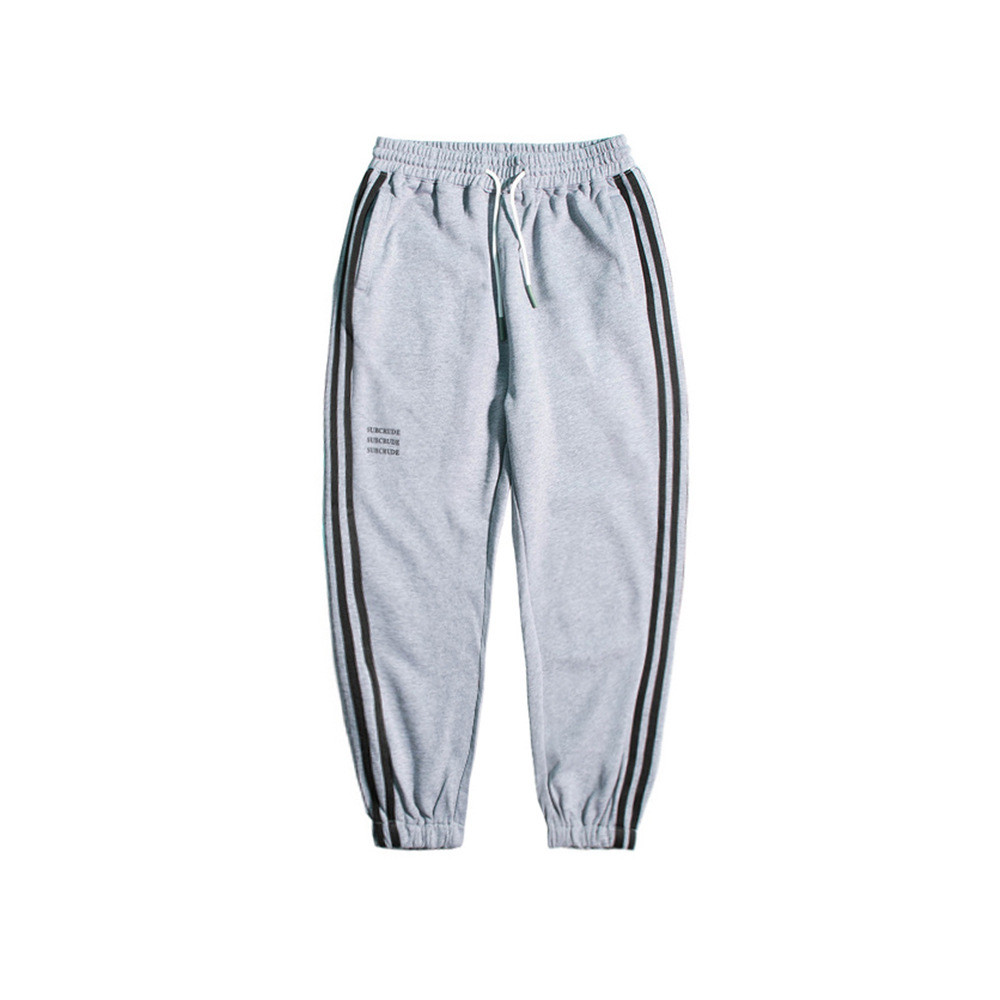 English printed casual pants