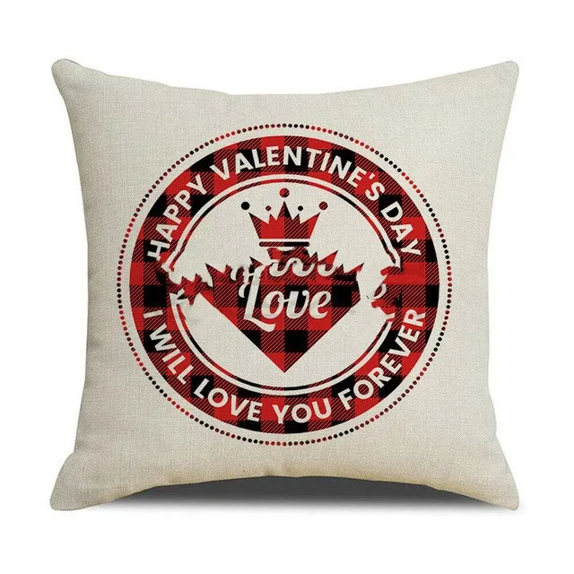 Valentines Day red pillowcase cushion cover – image 3