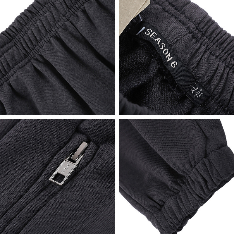 Grandpa leisure sports tie feet coconut pants