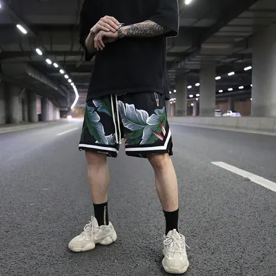 Floral loose shorts beach