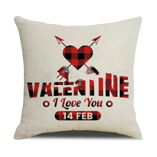Valentines Day red pillowcase cushion cover – image 4