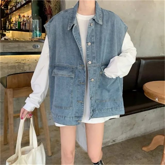Women's cowboy vest Blue - Shop at LoveMi
