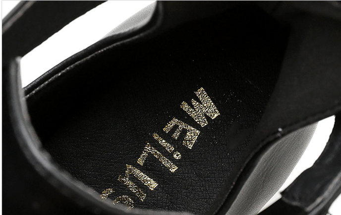 Lace-up boots platform boots with thick heels