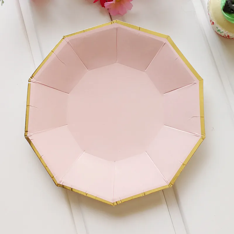 Party tray, straw cake tray - 9 Inch Plate