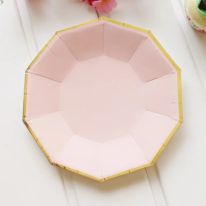 Party tray, straw cake tray - 7 Inch Plate