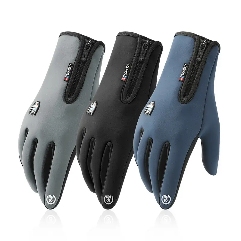 Cold resistant non-slip wear-resistant touch screen gloves