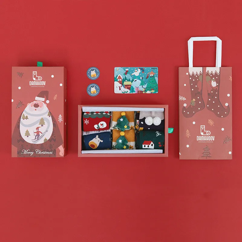 New Christmas Stocking Gift Box - Red
