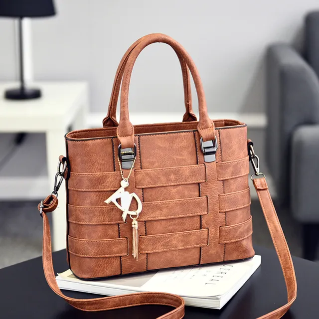 New trendy ladies bags casual one shoulder messenger bag Khaki - Shop at LoveMi
