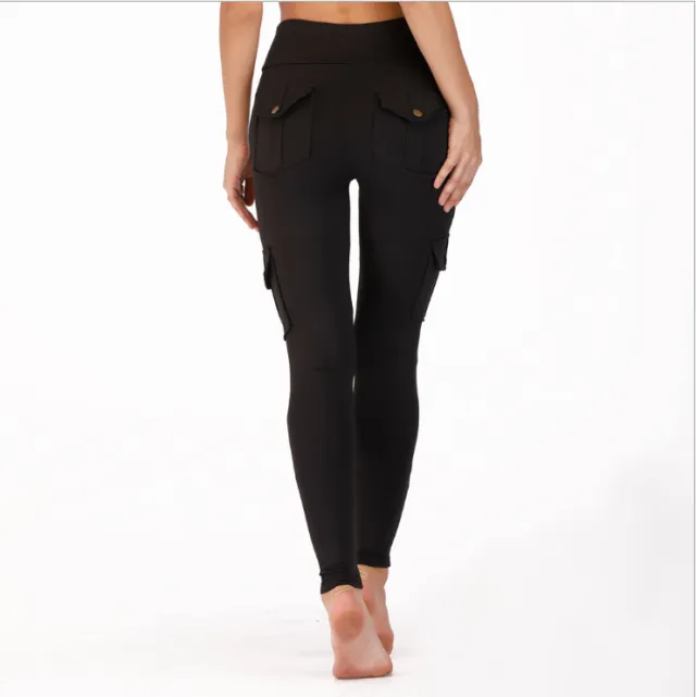 Sexy high elastic fitness pants Black - Shop at LoveMi