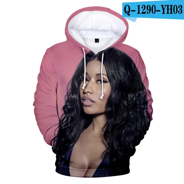 Digital Printed 3D Hooded Long Sleeve Sweatshirt J Xxs - Shop at LoveMi