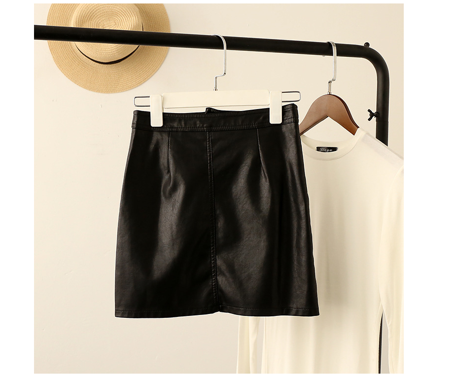 Rulebreaker Faux Leather Skirt