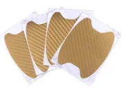 4pcs Set Of Door Stickers Carbon Fiber Scratch-resistant Car Handle Stickers – image 7