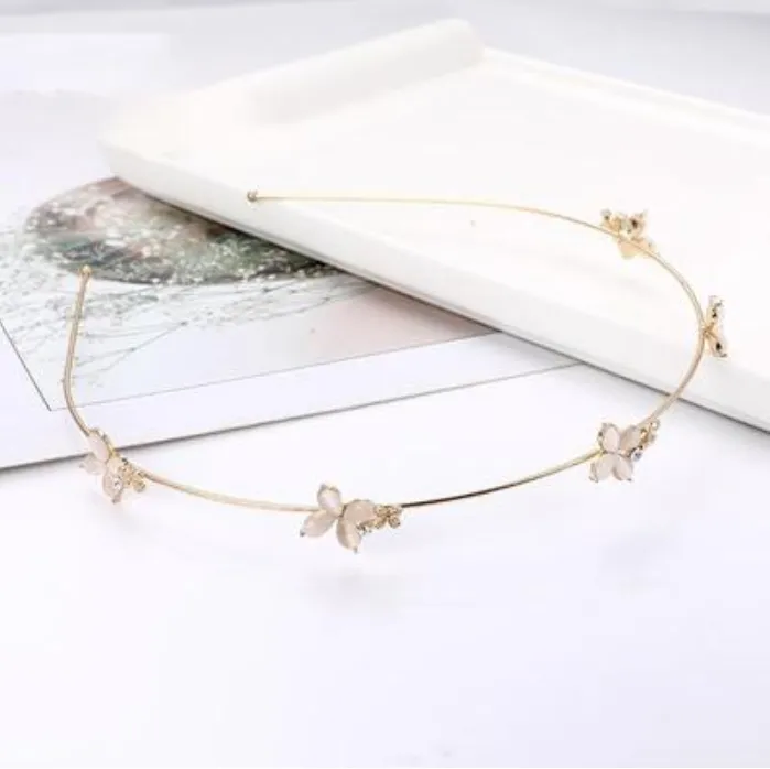 Starfish shell imitation pearl headband female sweet simple headdress net red press hairpin - Four Leaf Clover 545