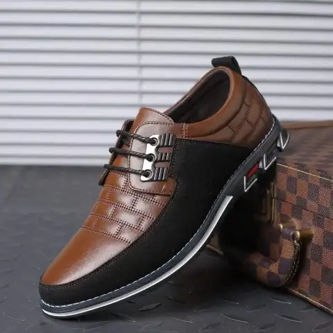 Lace-up British Men's Shoes