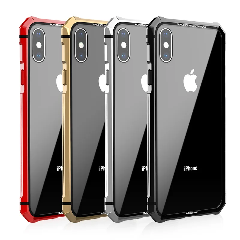Transparent Tempered Glass Phone Case
