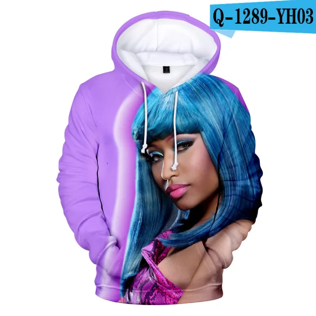 Digital Printed 3D Hooded Long Sleeve Sweatshirt I Xl - Shop at LoveMi