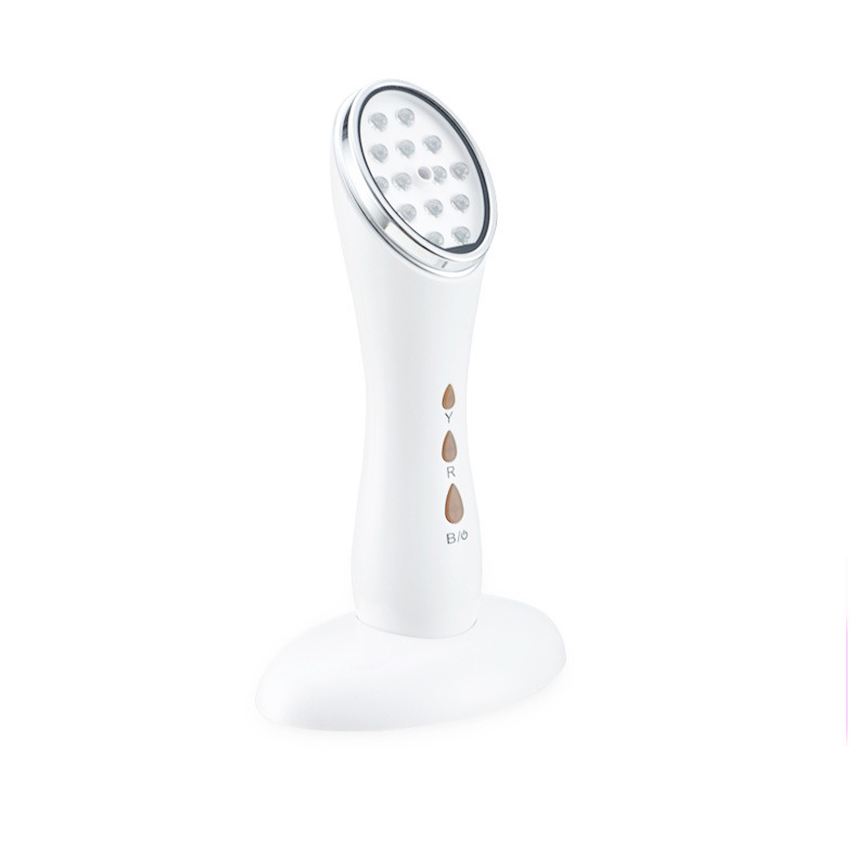 Three-color LED anti-inflammatory and acne photothermal beauty instrument