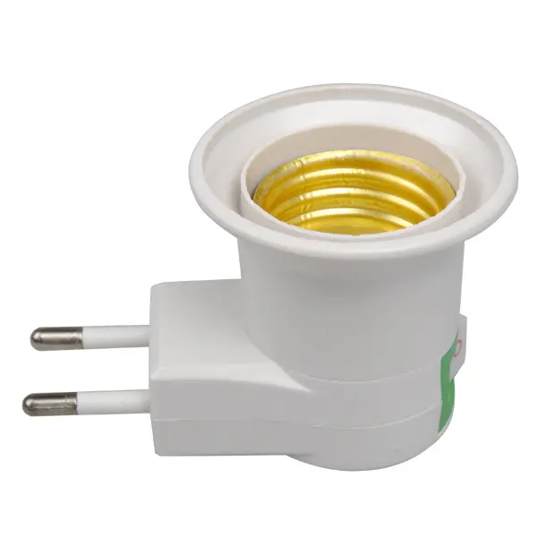 Wall plug-in screw lamp holder
