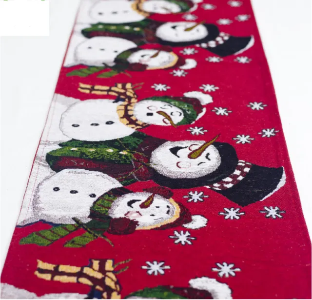 Christmas Elk Snowman Table Runner Merry Christmas Decorations - Shop at LoveMi