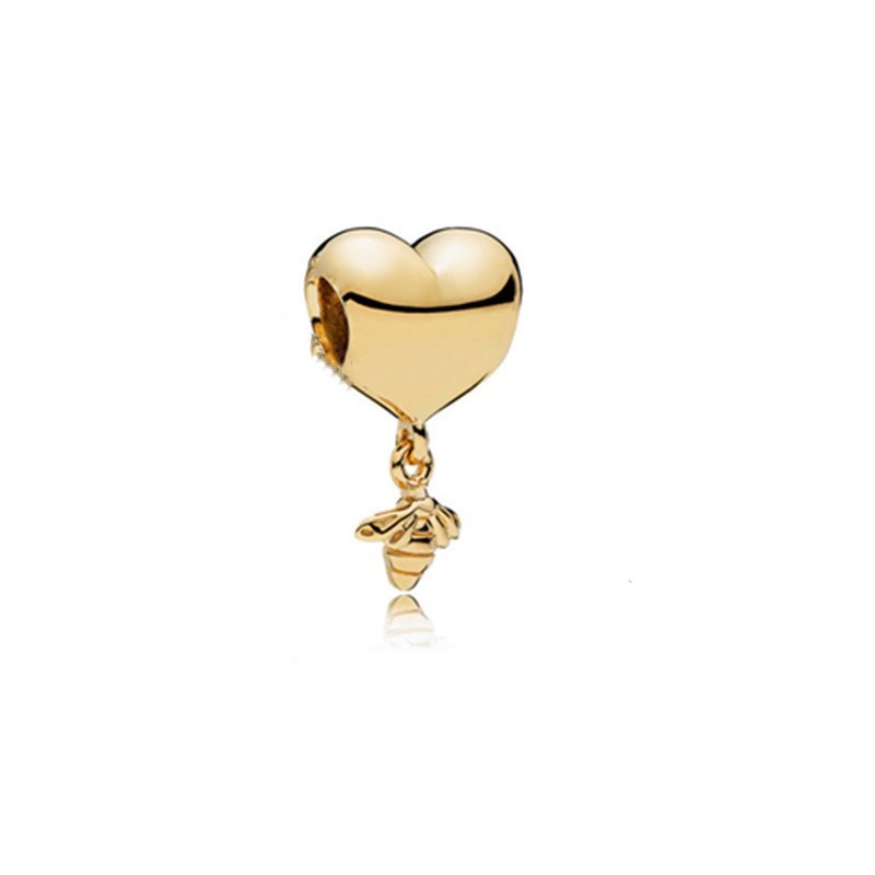 Love heart-shaped hollow honeycomb series bracelet DIY with beads