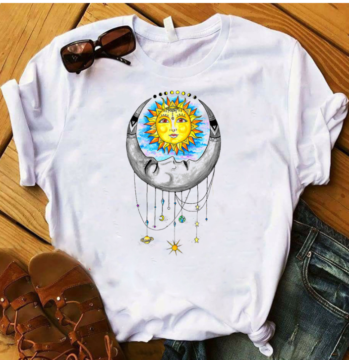 European and American solid color Harajuku casual top