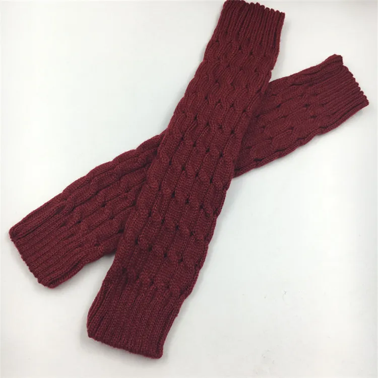 Boot cover pile socks - Claret