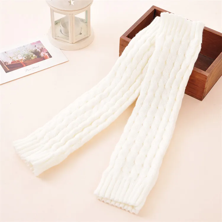 Boot cover pile socks - White