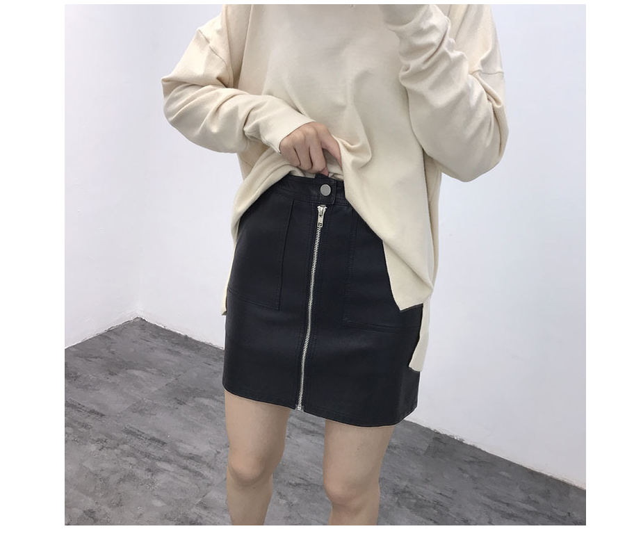 Rulebreaker Faux Leather Skirt