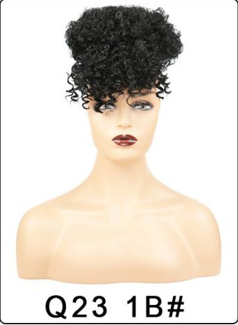 lady Africa fake fluffy hair bud bangs + hair pack Q23 1B - Shop at LoveMi
