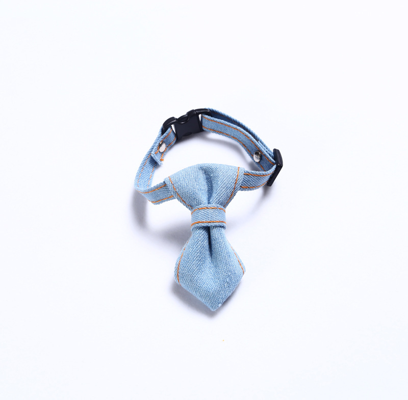 Light denim tie