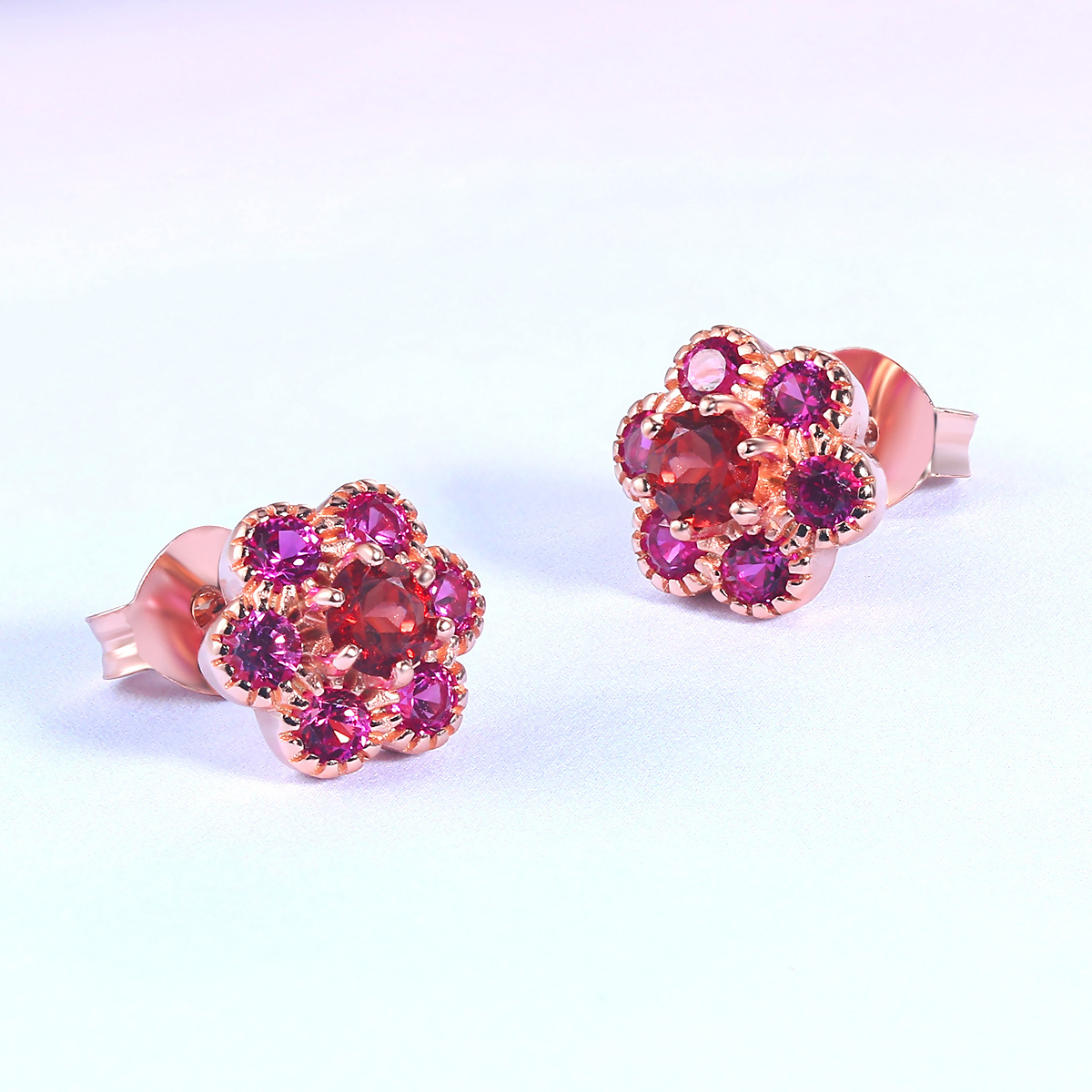 Sweet plum earrings
