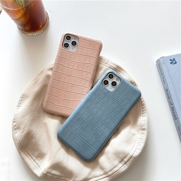 Compatible with Apple, Simple leather pattern phone case iphone - Image 2
