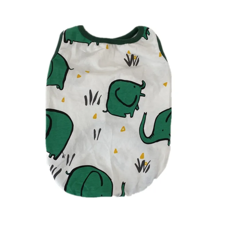 Summer cotton stretch thin vest pet clothes - Elephant