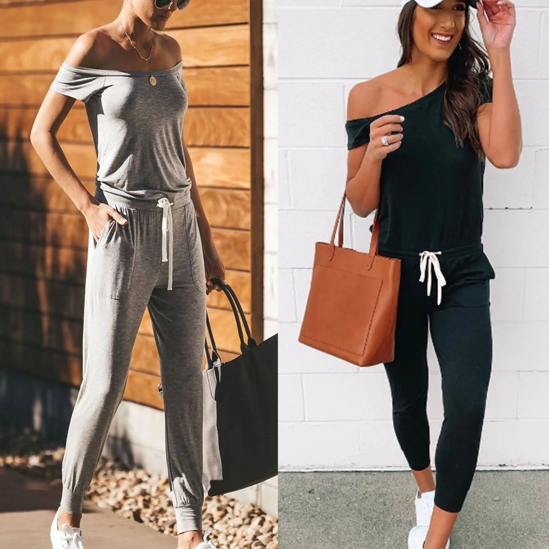 Short sleeve jumpsuit